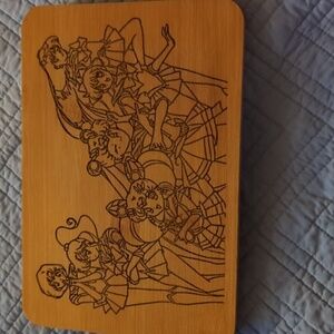 Anime Laser Etch Charcuterie boards